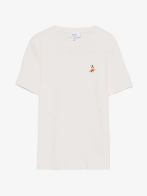 Maison Kitsuné playera con bordado