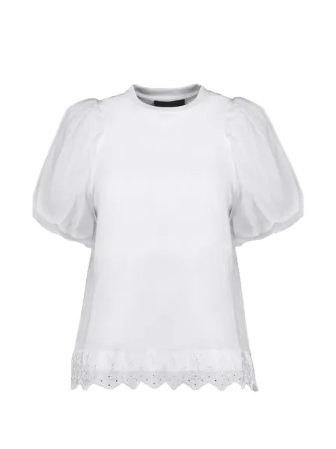 Simone Rocha puff-sleeve lace T-shirt