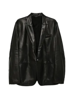 Giorgio Armani レザージャケット メンズ通販 - FARFETCH