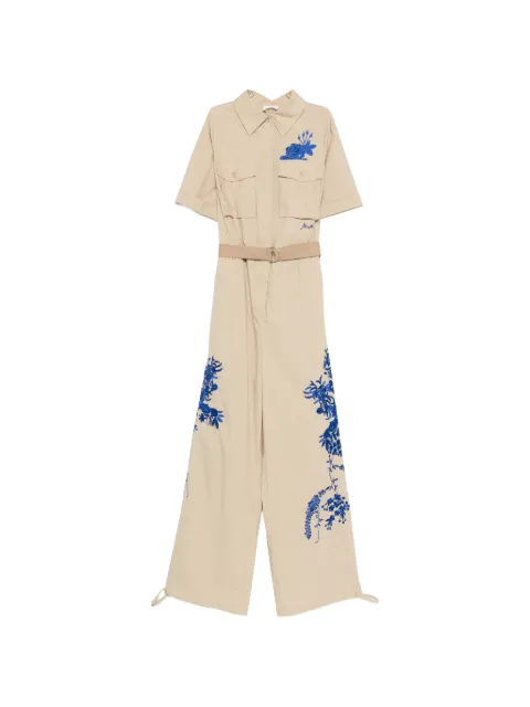 P.A.R.O.S.H. floral-embroidered jumpsuit