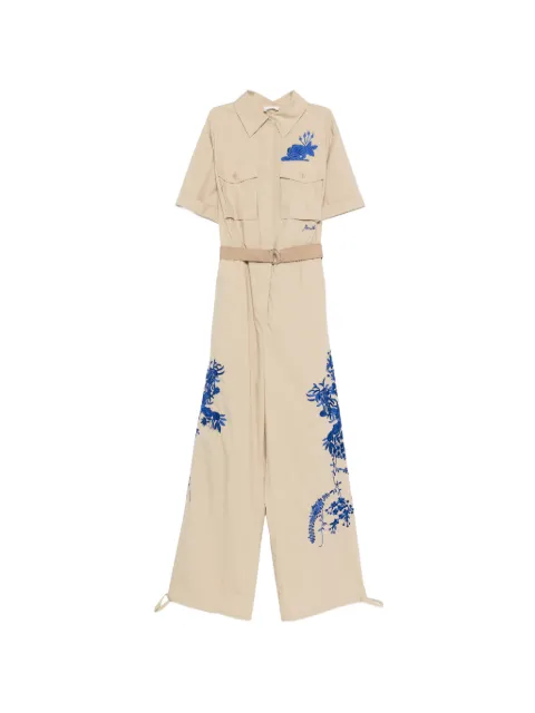 P.A.R.O.S.H. floral-embroidered jumpsuit