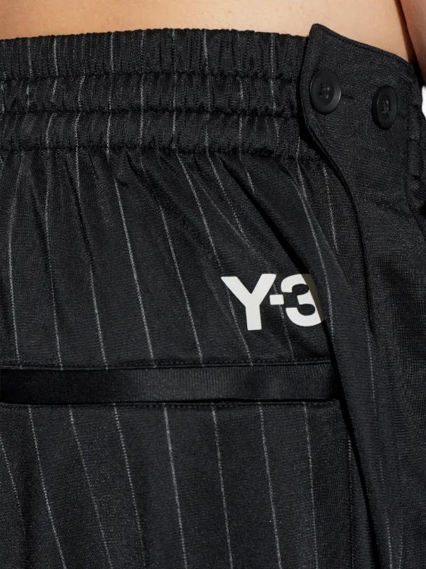Adidas Pinstripe side-stripe Track Pants | Black | FARFETCH