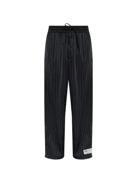 Y-3 pinstripe drawstring track pants