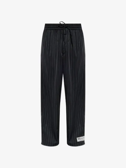 adidas pinstripe side-stripe track pants