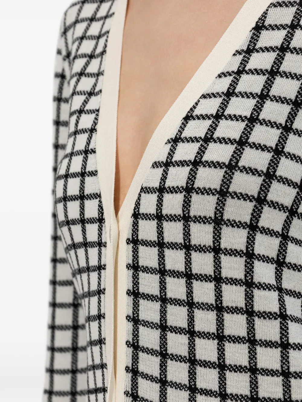Marni Geruit vest Beige