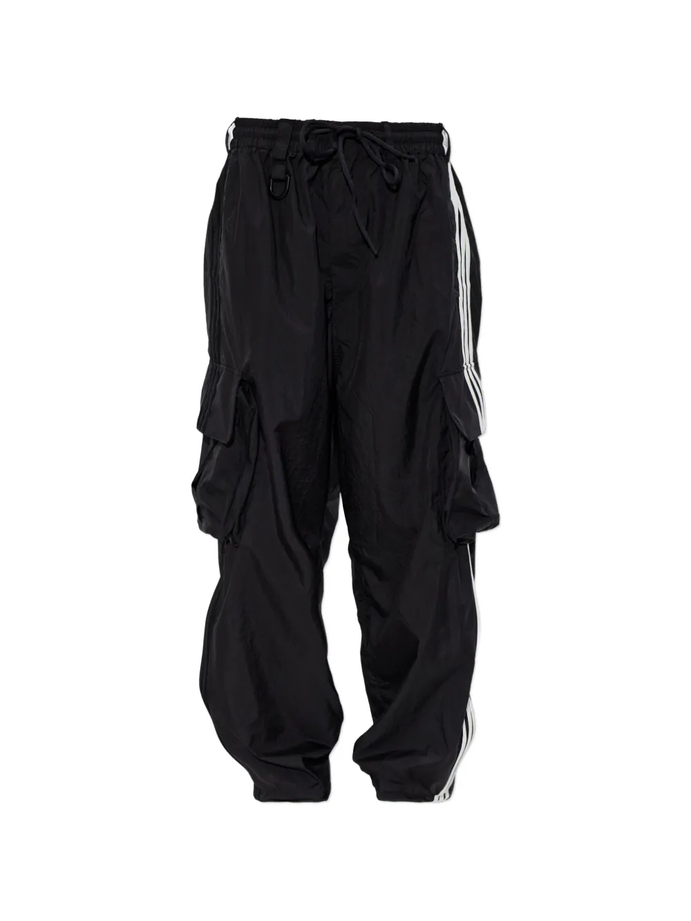 Y-3 stripe cargo trousers - Nero