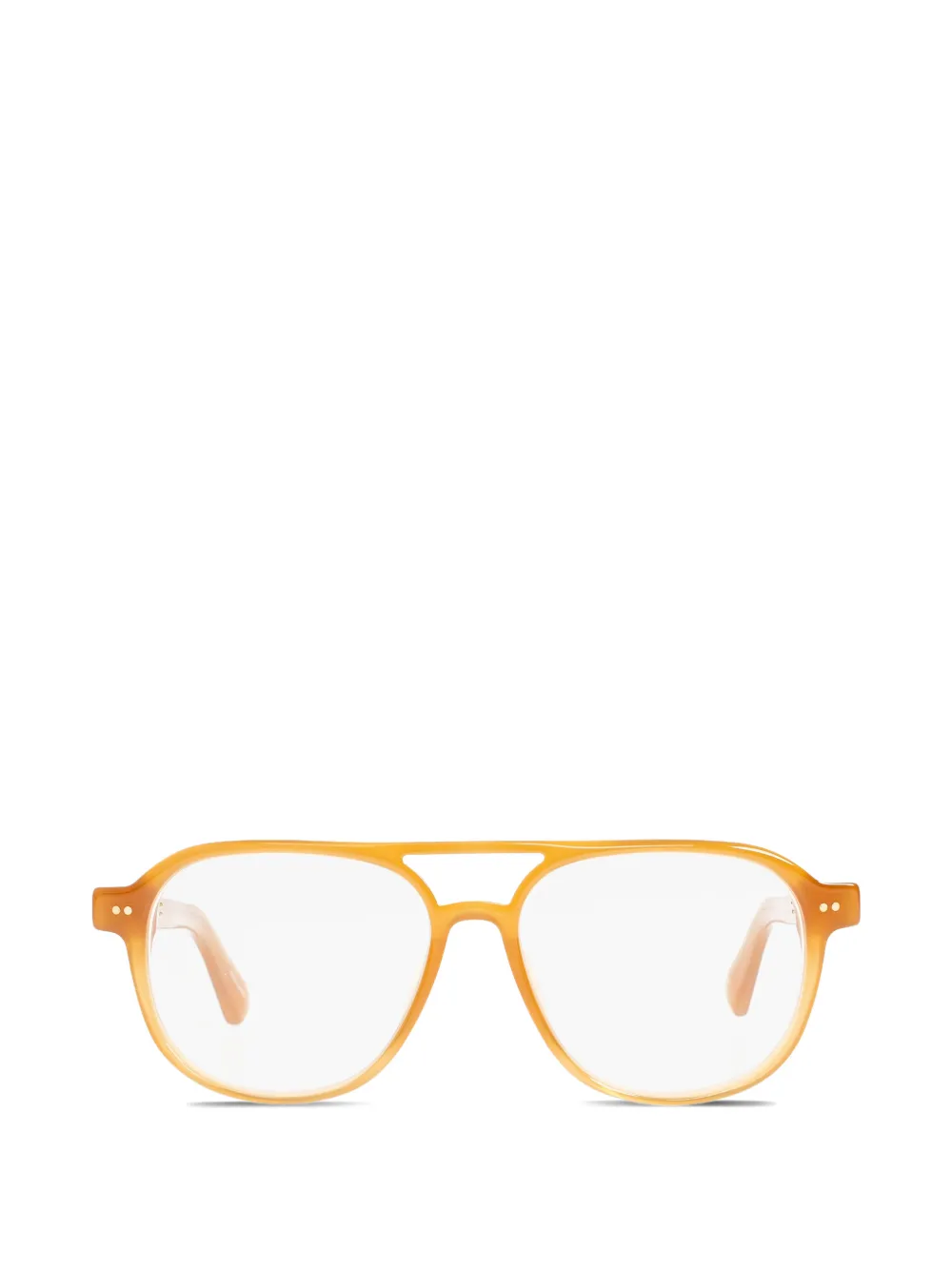Jacquemus round-frame sunglasses - Arancione