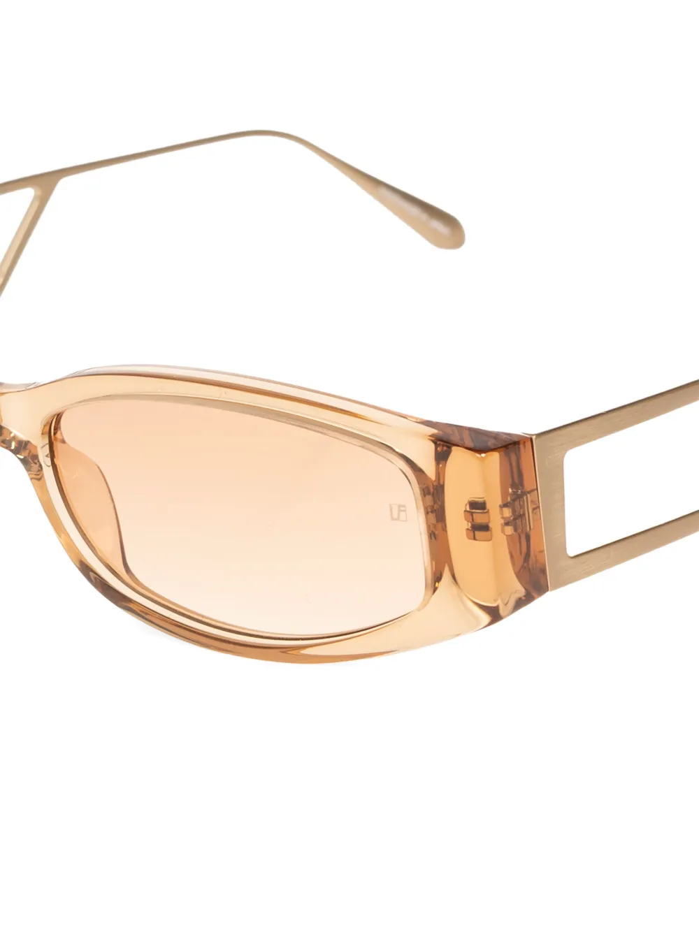 Linda Farrow Susie zonnebril Beige
