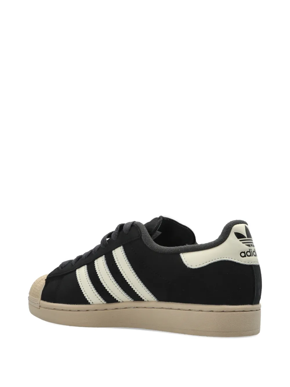 adidas Superstar II gestreepte sneakers Zwart
