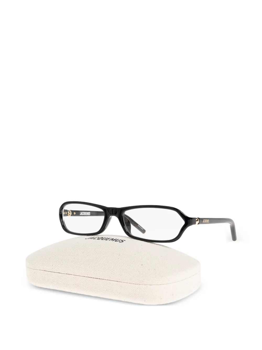  Jacquemus Rectangle-frame Glasses - Black 