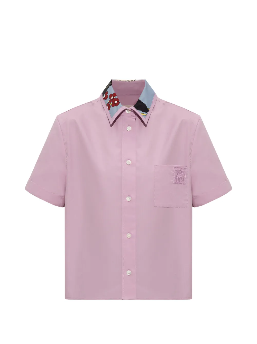 Marni chest-pocket shirt - Rosa