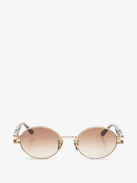 Linda Farrow Phoebe Sonnenbrille mit ovalem Gestell