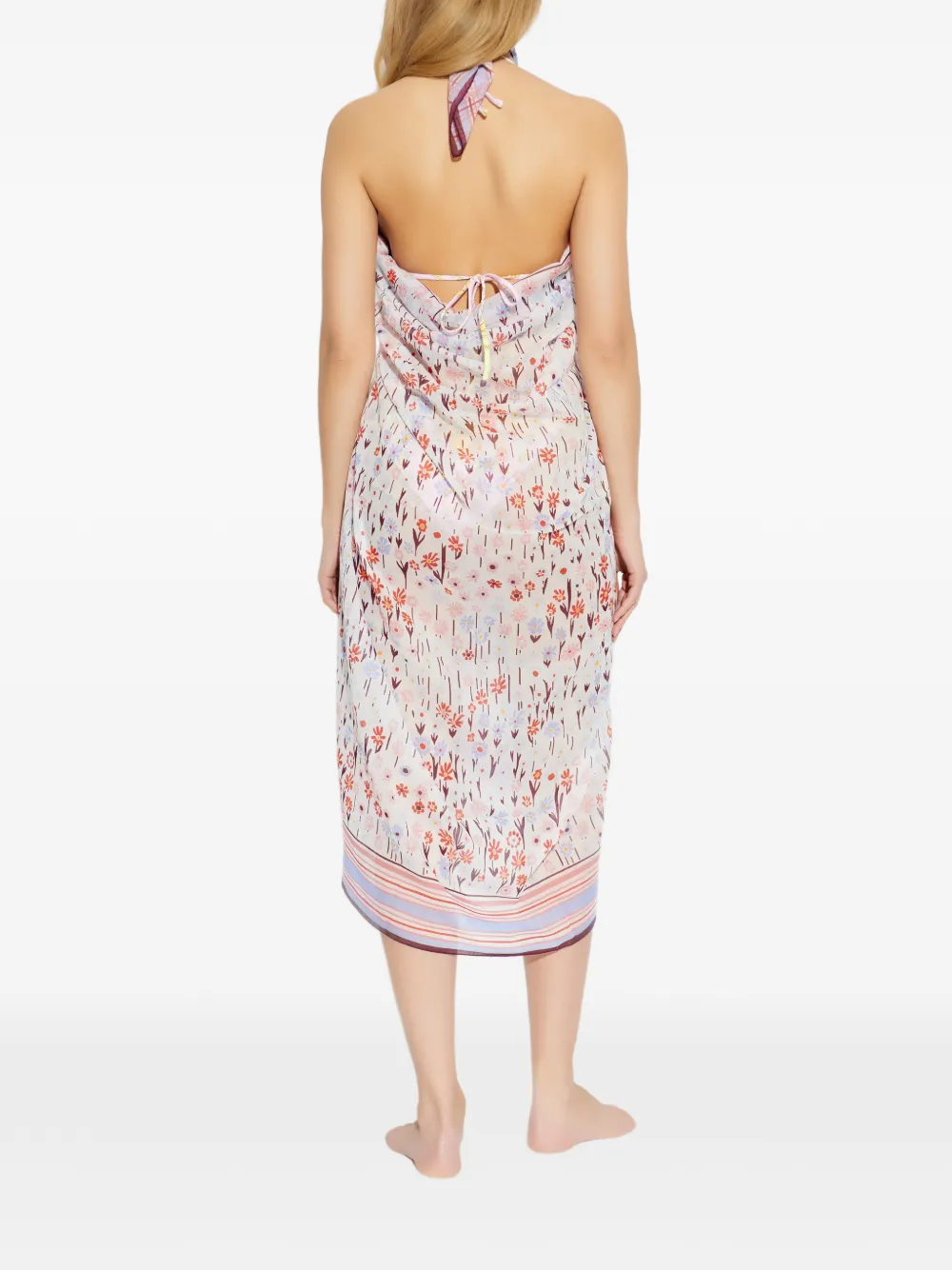 Lanvin Strandjurk met bloemenprint Wit