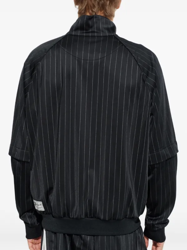 Y-3 フード付き ブラックストライプジャケット Y-3 ストライプ ジャケット | ブラック | FARFETCH JP