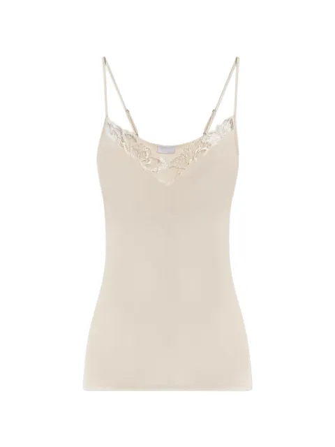 Hanro 蕾丝边饰吊带上衣