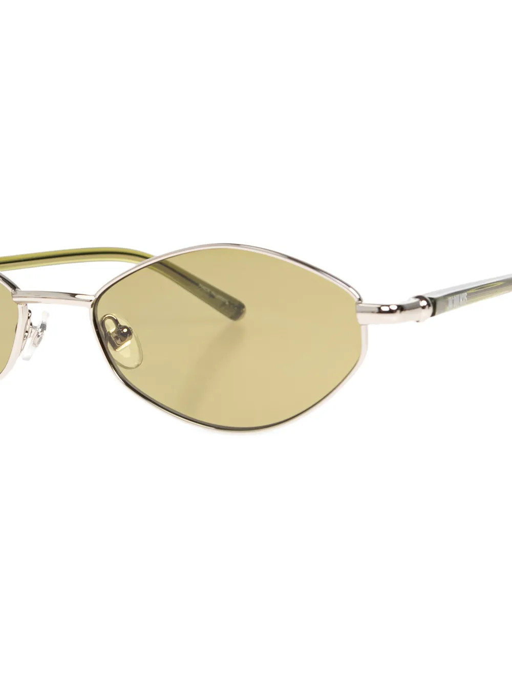  Jacquemus Oval-frame Sunglasses - Silver 
