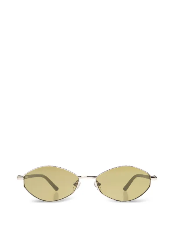 Jacquemus Sirocco Geometric-frame Sunglasses in Silver