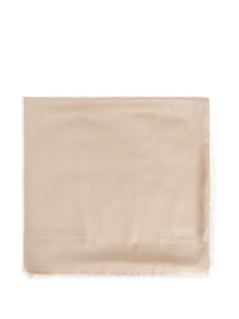 Givenchy monogram fringed scarf