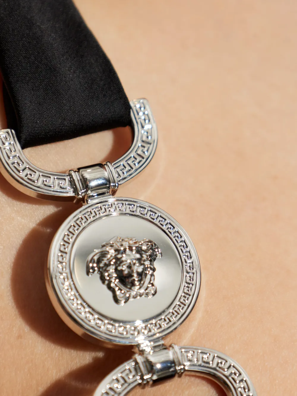 Versace Mini-jurk met kant Zwart