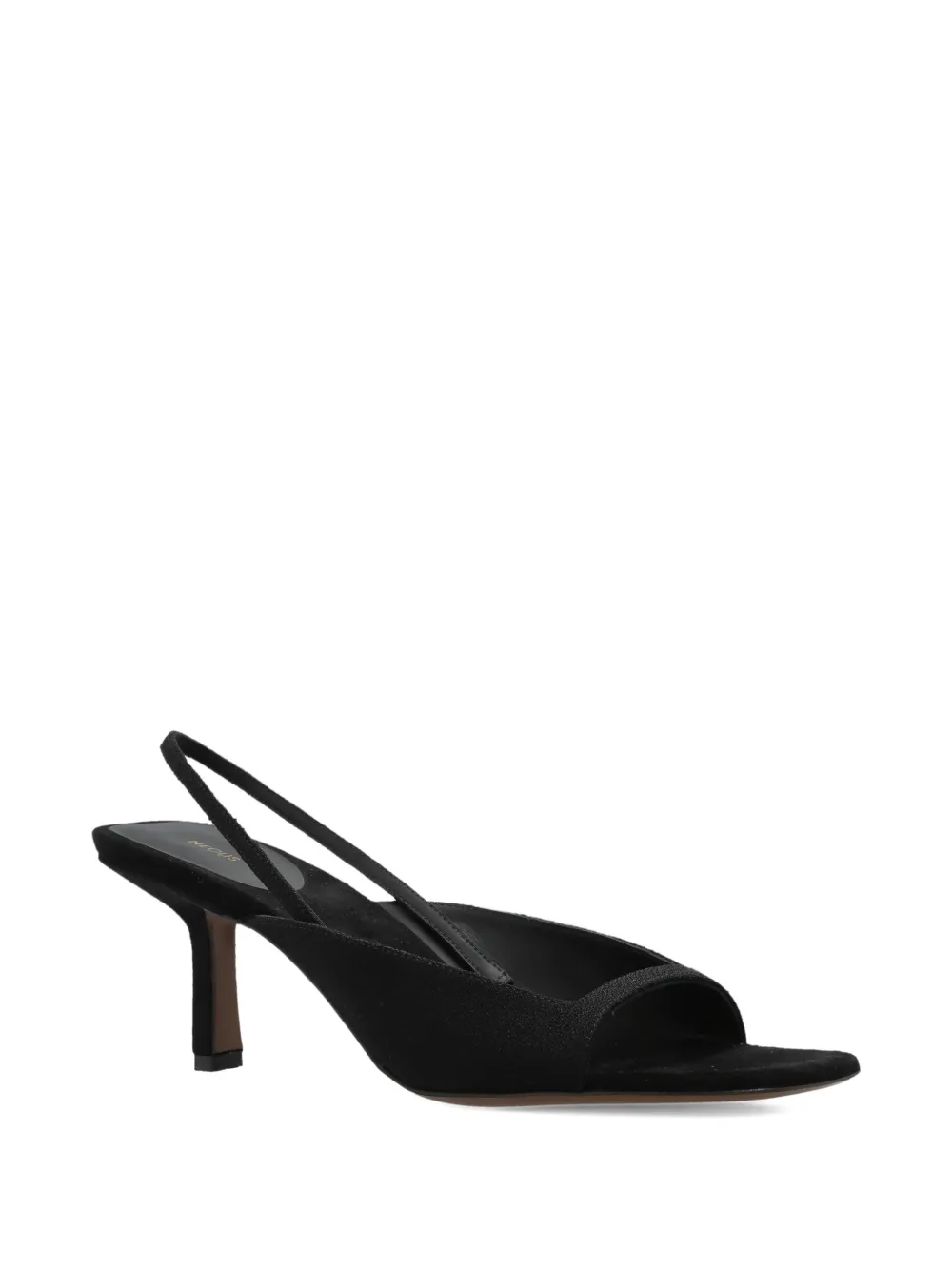 NEOUS Kamui pumps met open neus Zwart