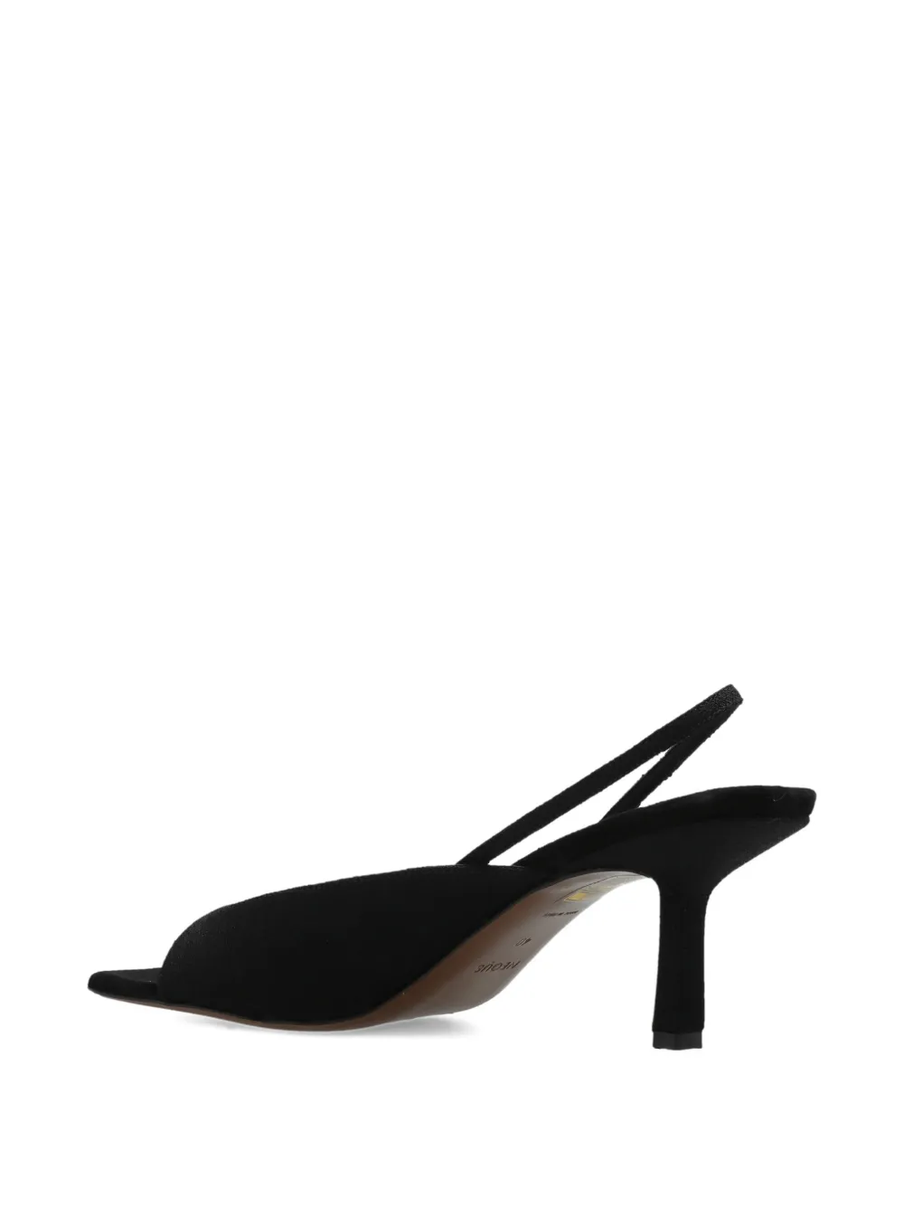 NEOUS Kamui pumps met open neus Zwart