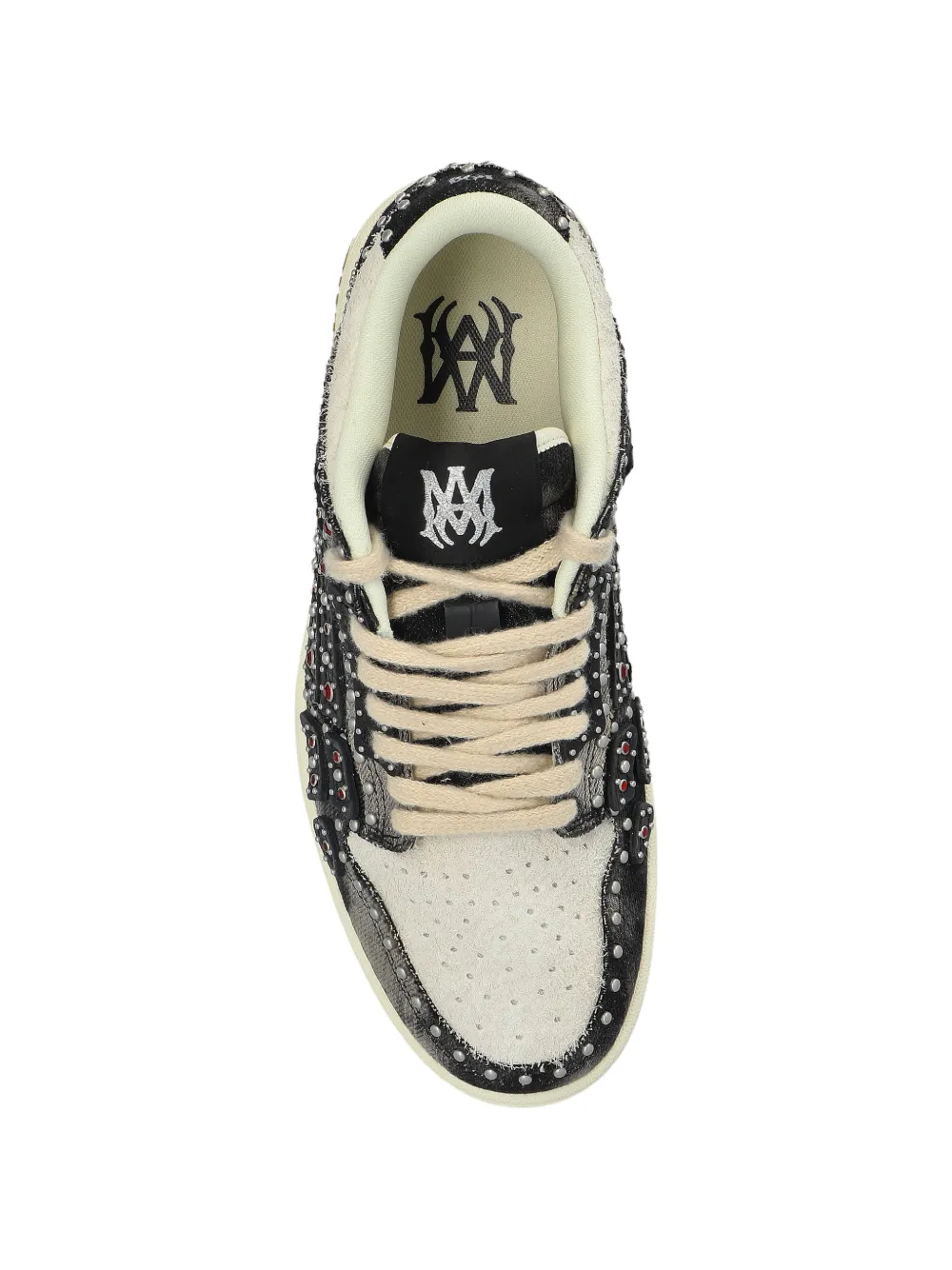 AMIRI Stud Skel Top Low sneakers Zwart