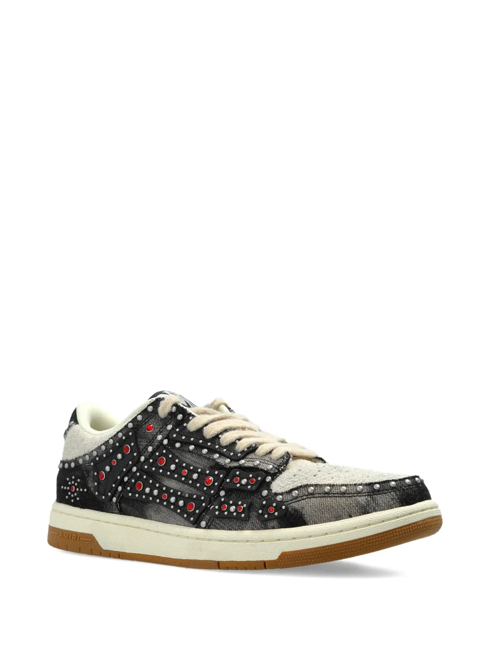 AMIRI Stud Skel Top Low sneakers Zwart