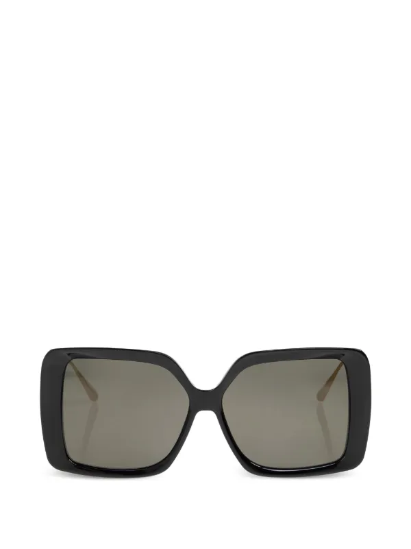 Linda Farrow Macy Sunglasses in Black