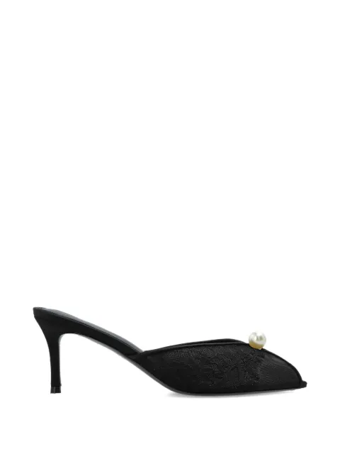 BLACK SUEDE STUDIO Debby peep-toe pumps