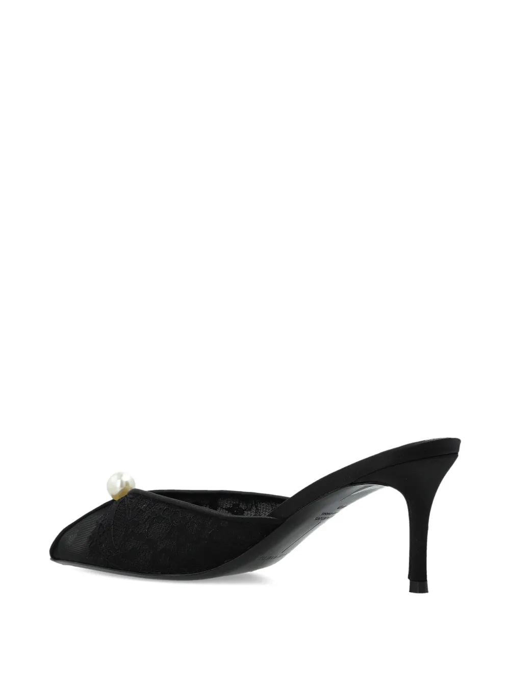 BLACK SUEDE STUDIO Debby pumps met open neus Zwart