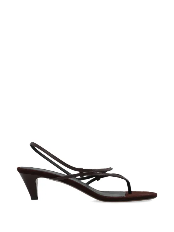 Neous Safi Open-toe Leather Sandals in Brown