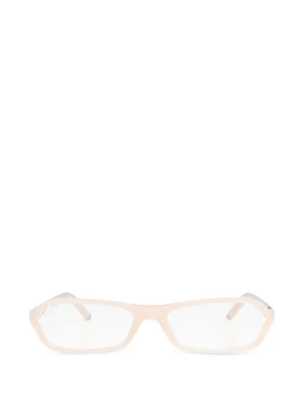 Jacquemus Geometric-frame Glasses in Pink