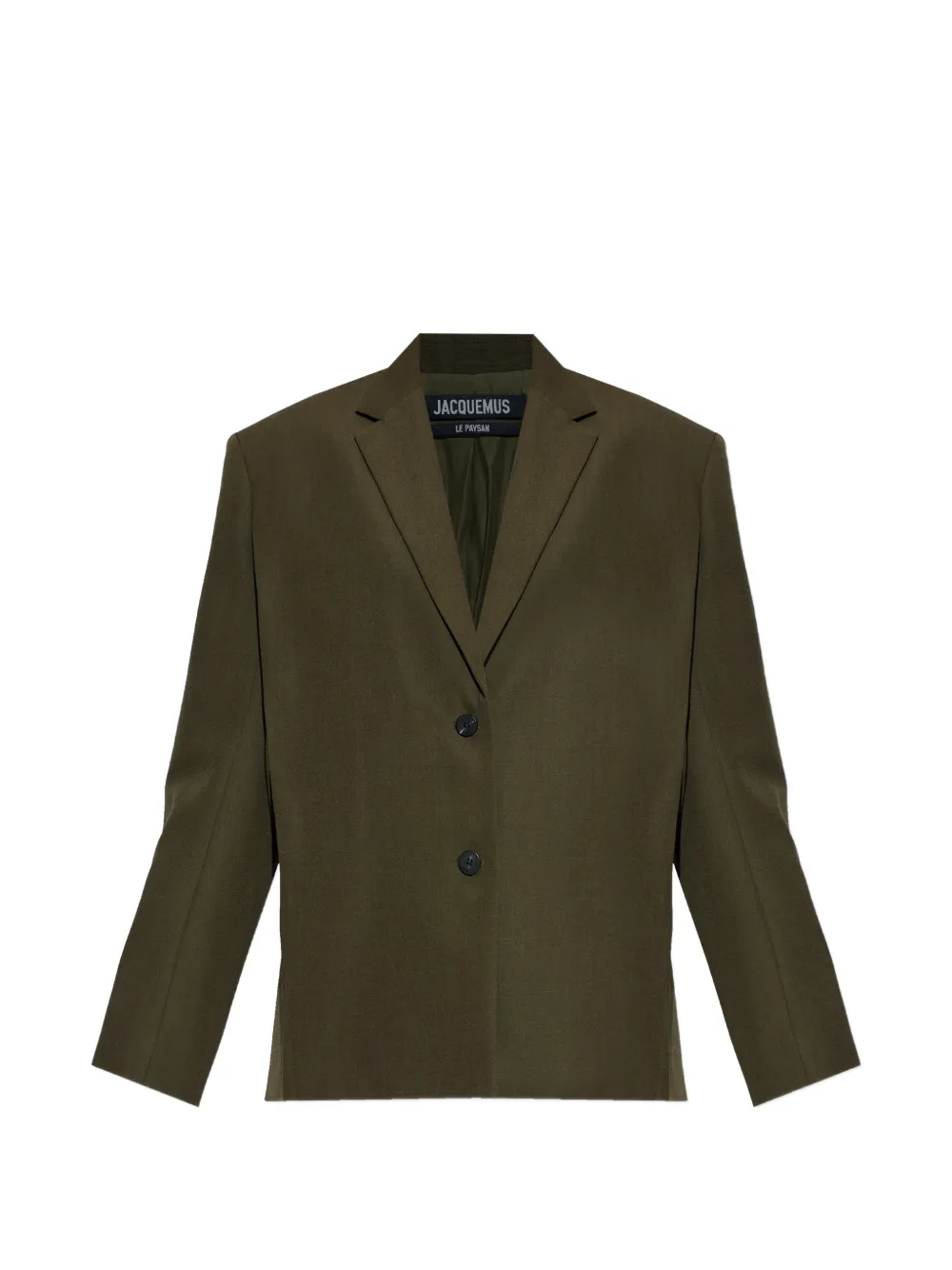 Jacquemus The Carré single-breasted blazer - Verde