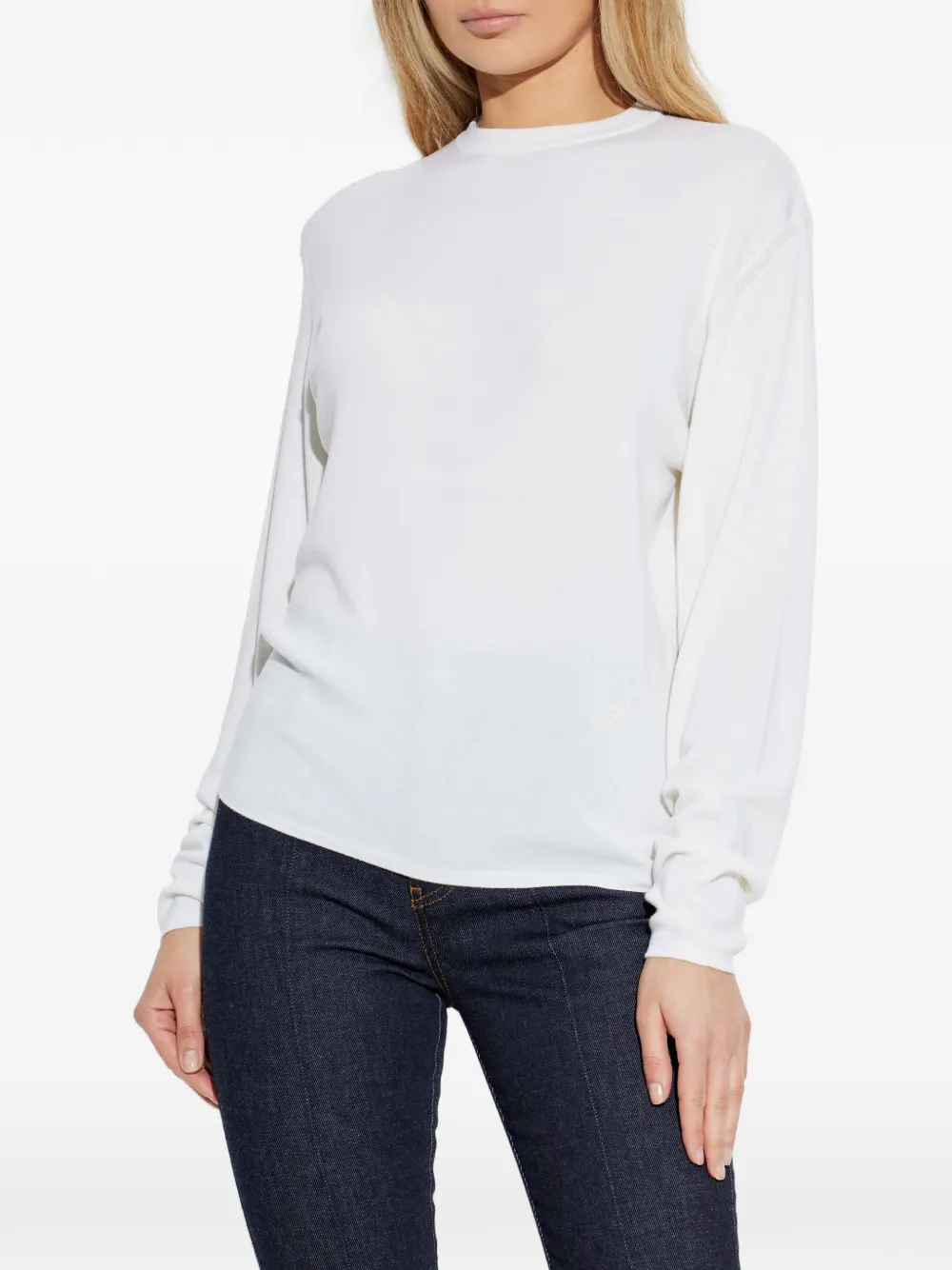 Jacquemus long-sleeves top - Bianco