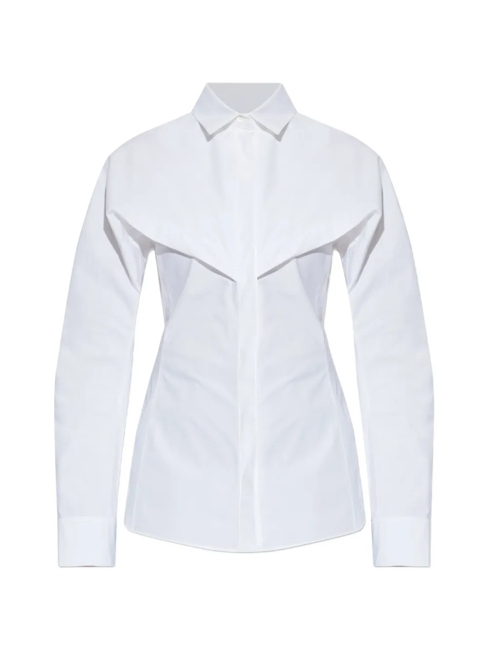 Jacquemus shawl-collar shirt - Bianco