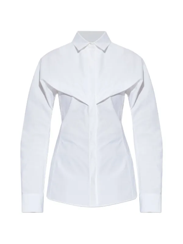 Jacquemus The Châle Shirt in White