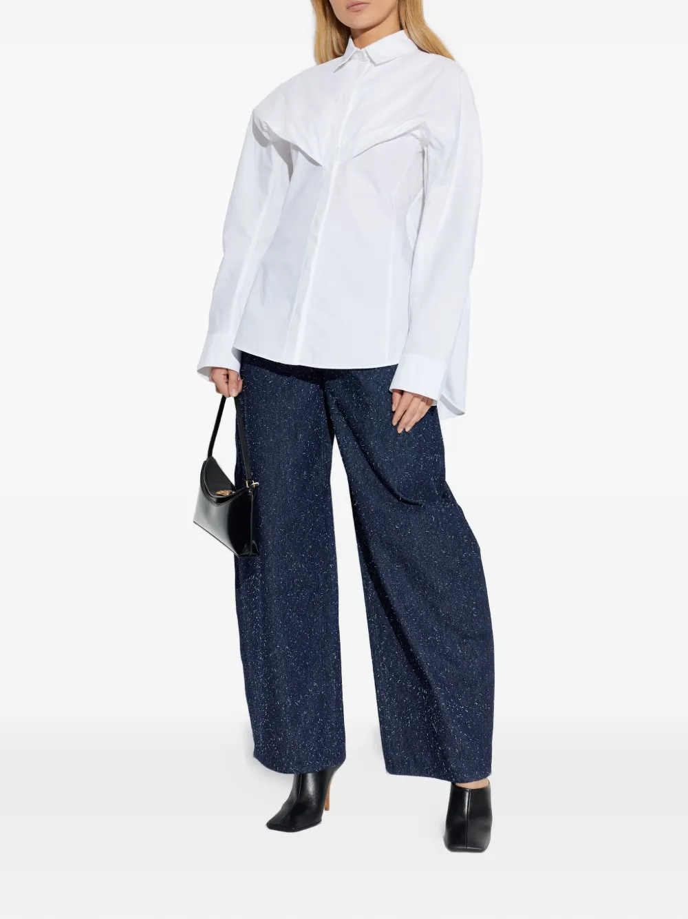 Jacquemus The Châle blouse Wit