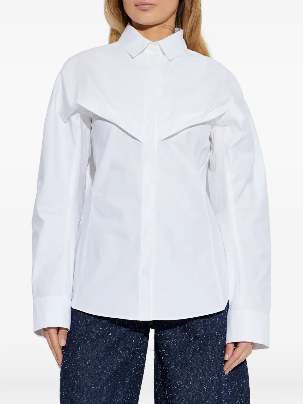 Jacquemus The Châle blouse Wit