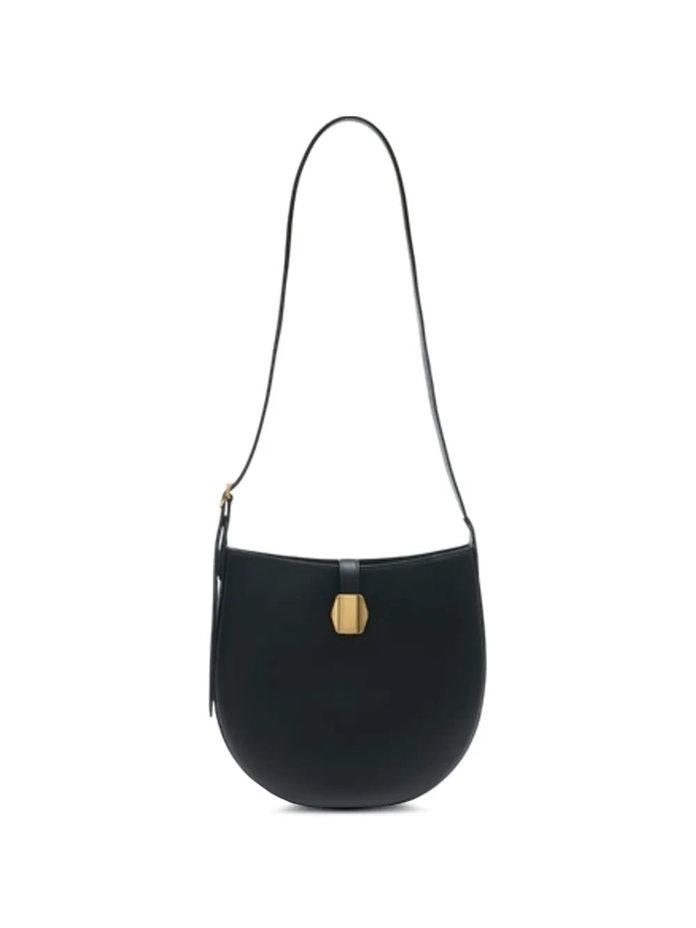 Officine Generale Hobo adjustable-strap leather shoulder bag - Nero