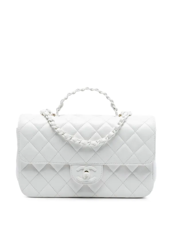 CHANEL Pre-Owned 2021-2025 ミニ マトラッセ ラムスキン ココ トップ