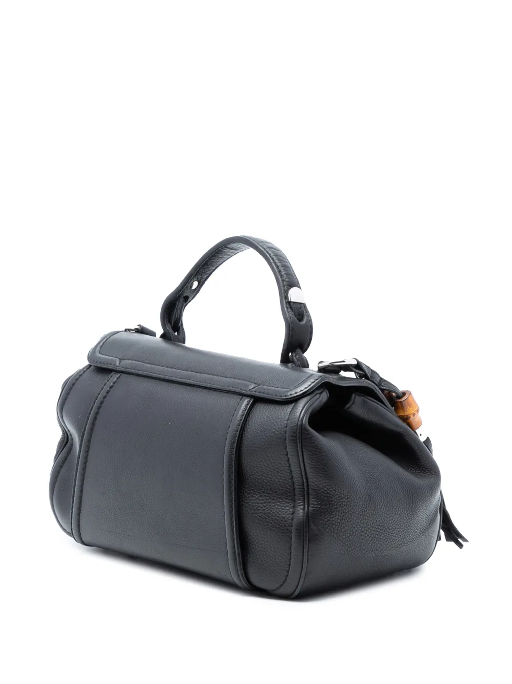 2016-2025 Leather Techno Horsebit Top Handle Bag Satchel
