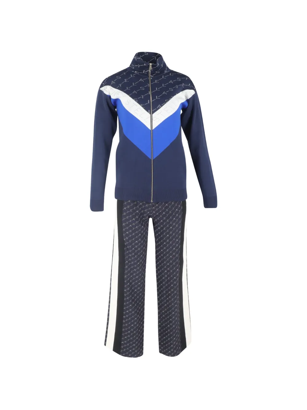 Stella McCartney Pre-Owned logo-print tracksuit set - Blu