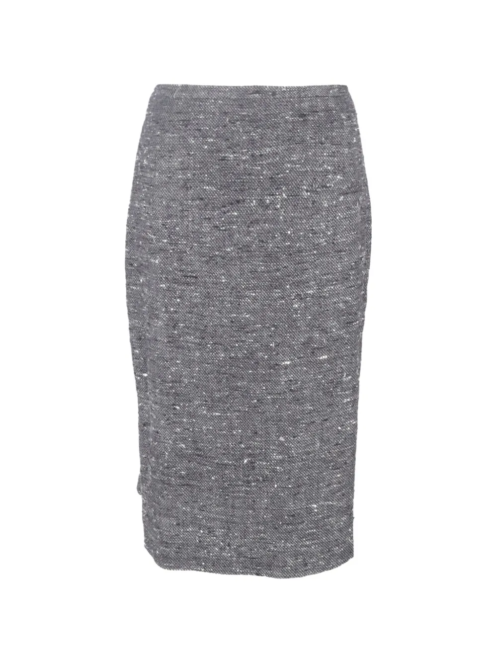 Max Mara tweed midi skirt - Grigio