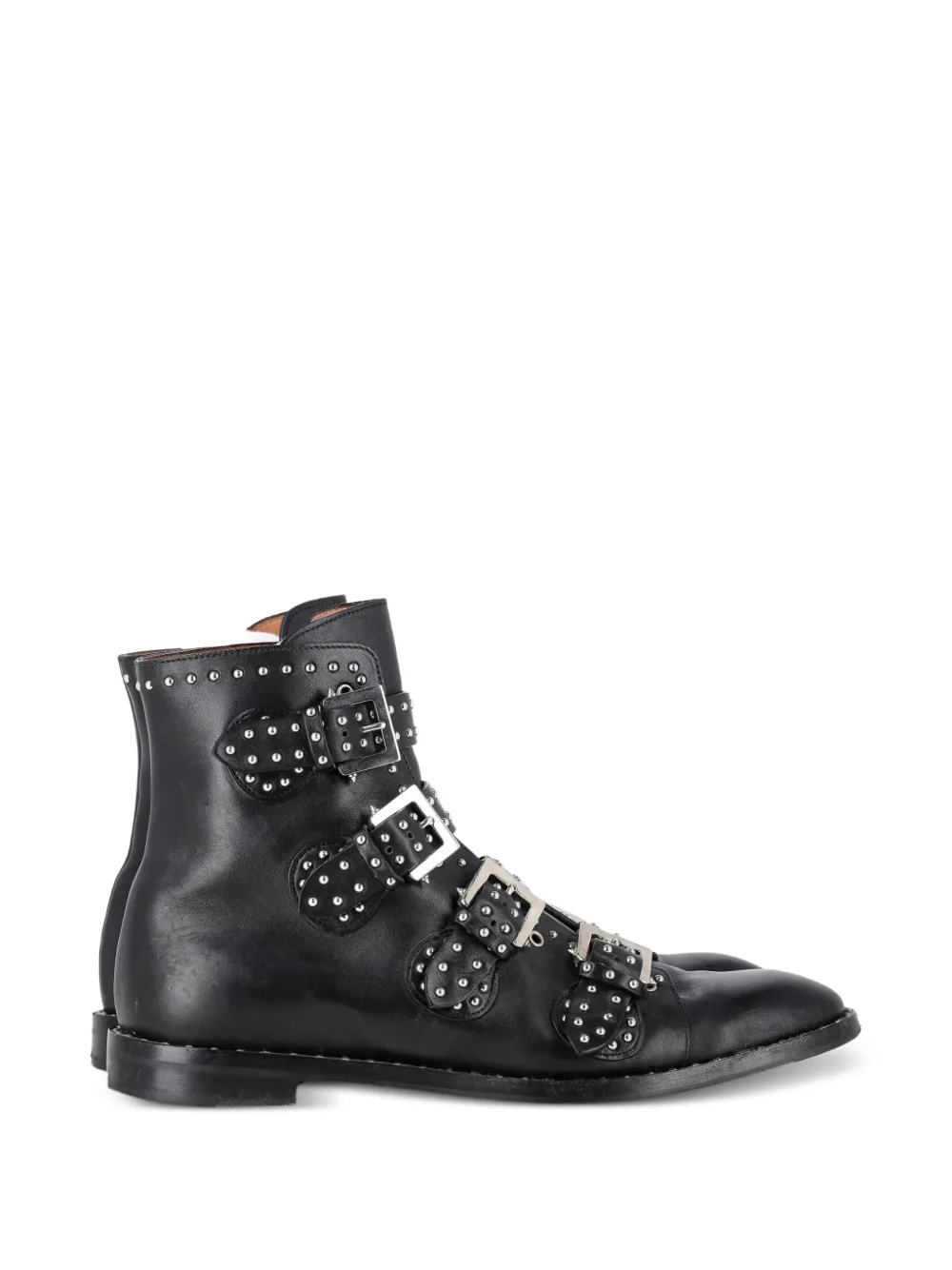 Givenchy Pre-Owned studded biker boots - Schwarz