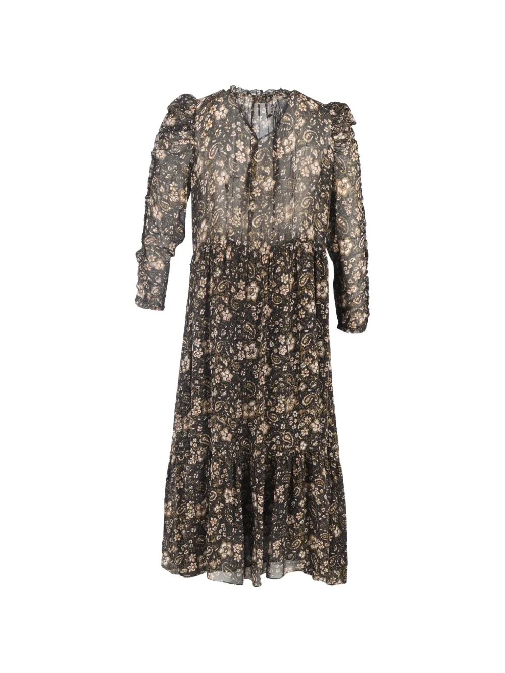 Izar Paisley-Print Midi Dress