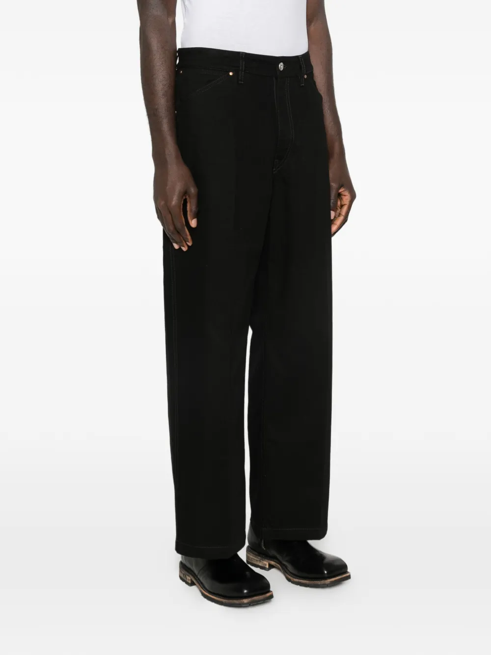  Lemaire Cotton Jeans - Black 