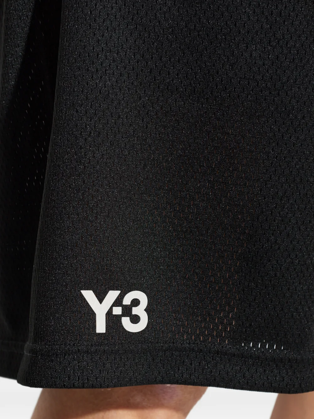 Y-3 Shorts met trekkoord en logo Zwart