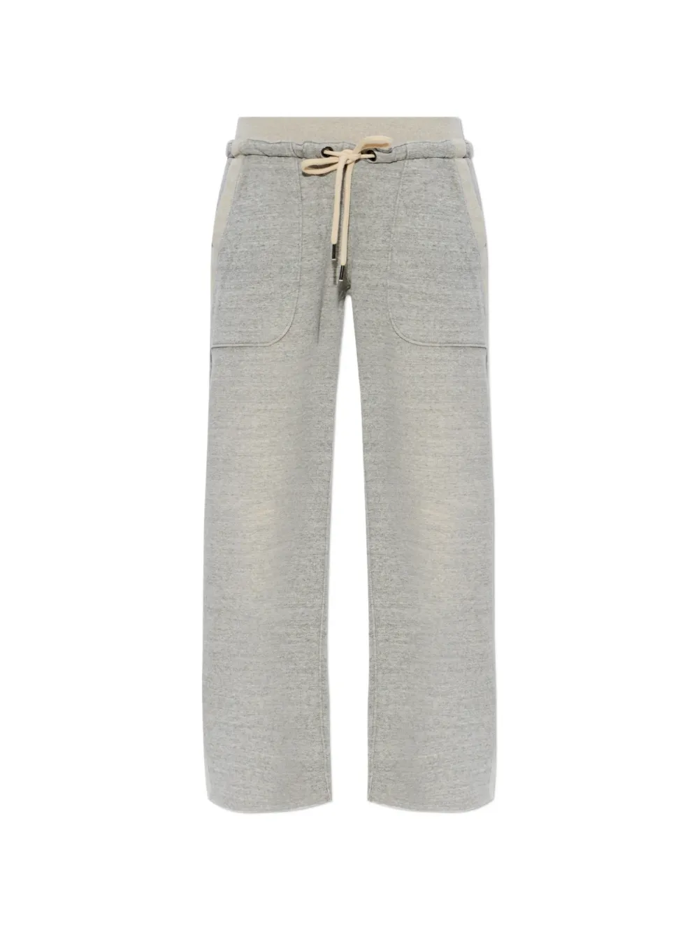 R13 drawstring panel track pants - Grigio