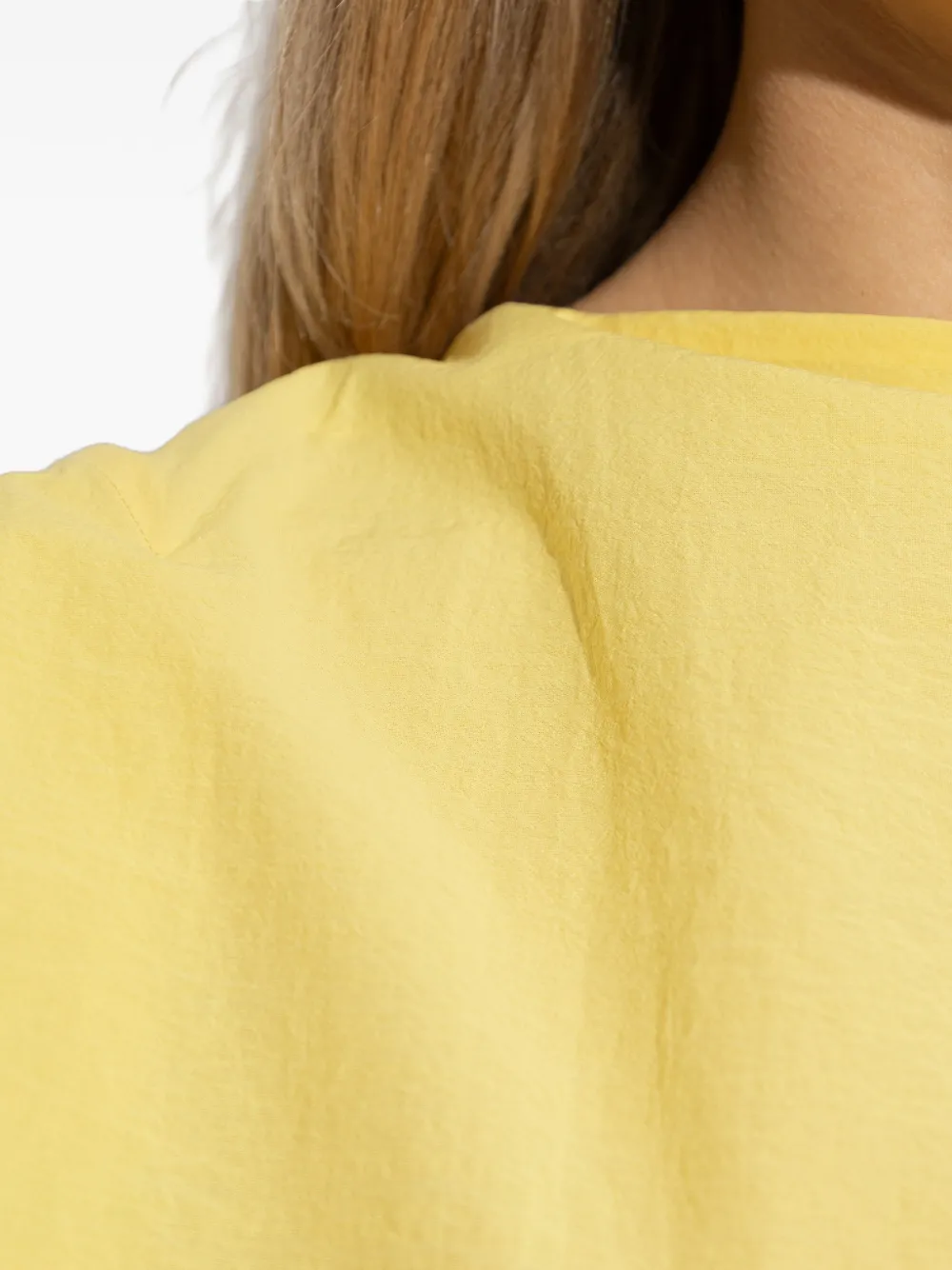 Jacquemus Mouwloze gele jurk Geel