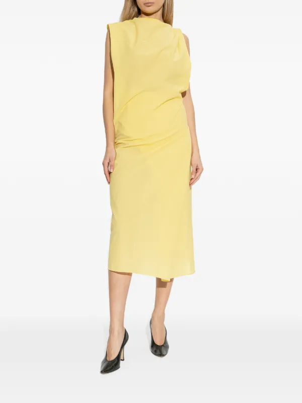 Jacquemus Sleeveless Cotton Dress - Yellow Jacquemus Sleeveless Cotton Dress - Yellow